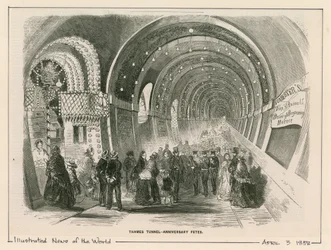 Thames-Tunnel - Jubiläumsfeiern