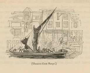 Getreidebarke auf der Themse
