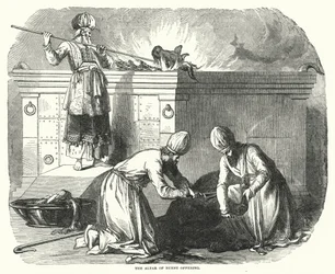 Der Brandopferaltar (Gravur)