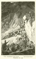 "Die Amalekiter kamen herab... und schlugen sie", Numeri, xiv, 45