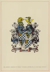 Die Wappen von Edward Chaddock Lowndes, Esquire von Castle Combe, Chippenham