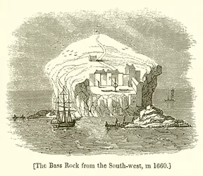Der Bass Rock von Südwesten, 1660