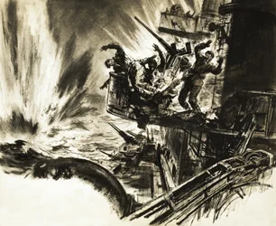 Die britische Royal Navy greift den Stolz der deutschen Flotte an