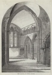 Der Chor der Kirche von Hythe (Gravur)