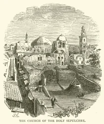 Die Kirche des Heiligen Grabes (Gravur)