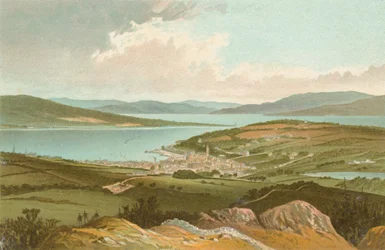 Der Clyde und Rothesay Bay vom Barone Hill