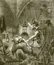 Die Verschwörer bei der Arbeit