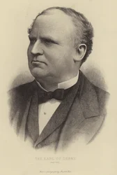 Der Earl of Derby, gestorben 1893