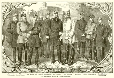 Der Kaiser Wilhelm und seine Führer