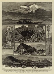 Der Ausbruch des Ätna, Sizilien