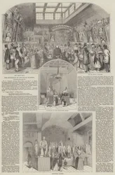 Die Ausstellung der Royal Academy (Stich)