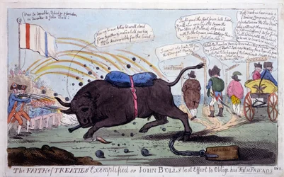 Der Glaube an Verträge veranschaulicht oder John Bulls letzter Versuch, seine falschen Freunde zu verpflichten