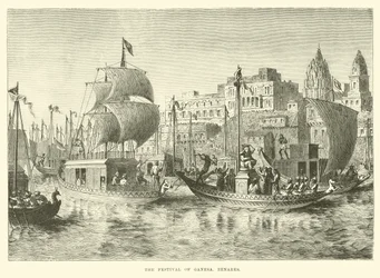 Das Fest von Ganesa, Benares