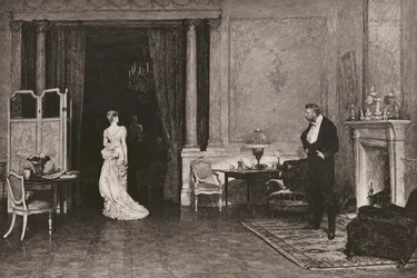 Die erste Wolke, nach W Q Orchardson, RA