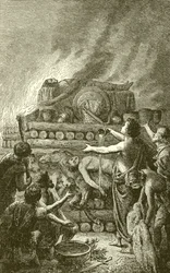 Der Scheiterhaufen des Patroklos