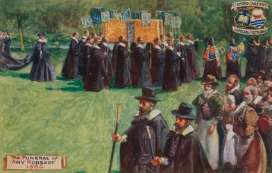 Das Begräbnis von Amy Robsart, 1560