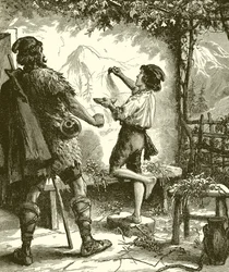 Der gute Mann starrte erstaunt