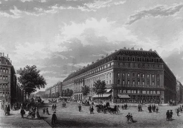 Das Grand Hotel, Boulevard des Capucines, Paris (Gravur)