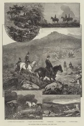 Die Harrier-Woche auf Dartmoor (Gravur)