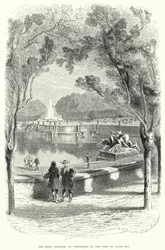 Die hohen Terrassen in Versailles zur Zeit von Ludwig XIV. (Stich)