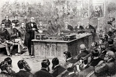 Das Unterhaus am Donnerstag, den 8. April: Die Debatte über die Regierung Irlands, aus 