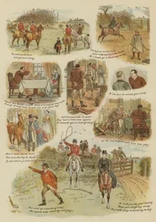 Der Jagdtag (Chromolithographie)