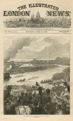 Das internationale Vierer-Ruderbootrennen: Der Start