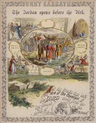 Der Jordan öffnet sich vor der Arche