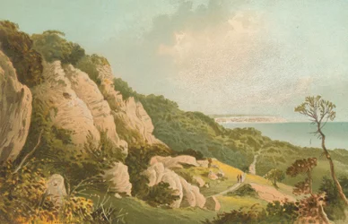 Der Erdrutsch bei Ventnor - Isle of Wight