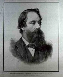 Der verstorbene Lord Frederick Cavendish (1836-82), M.P., Hauptsekretär für Irland