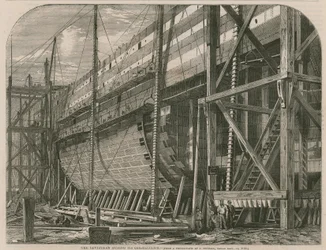 Der Leviathan während des Baus