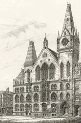 Die Memorial Hall, Farringdon Street, aus 