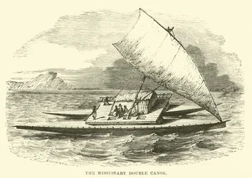 Das Missionars-Doppelkanu