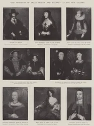 Die Monarchen von Großbritannien und Irland in der New Gallery