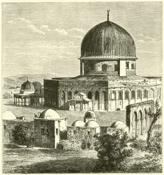 Die Omar-Moschee in Jerusalem