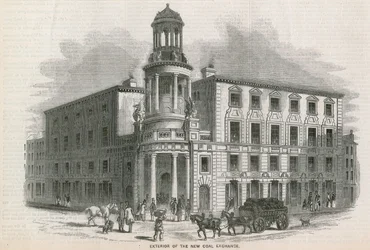 Die neue Kohlenbörse, Thames Street