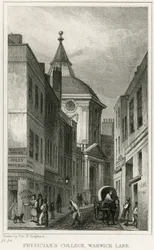 Das alte College of Physicians in Warwick Lane