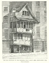 Der alte Brunnen in den Minories, erbaut um 1480, abgerissen 1793