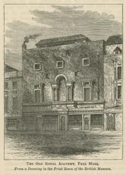 Die alte Königliche Akademie in Pall Mall
