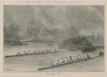 Das Oxford und Cambridge Bootsrennen