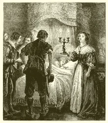 Die Leute starrten auf ihren jungen Souverän