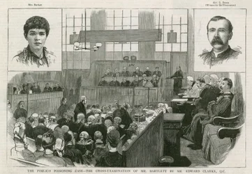Der Pimlico-Vergiftungsfall, das Kreuzverhör von Mr. Bartlett durch Mr. Edward Clarke QC