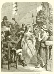 Die Prinzessin Lamballe vor dem Revolutionstribunal