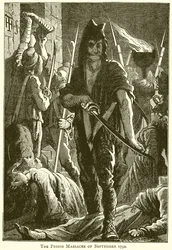 Das Gefängnismassaker von September 1792