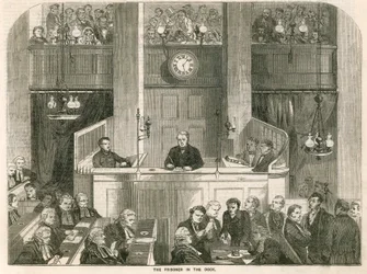 Der Gefangene im Dock, Old Bailey