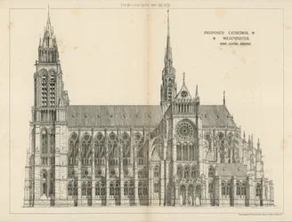 Der vorgeschlagene Dom in Westminster