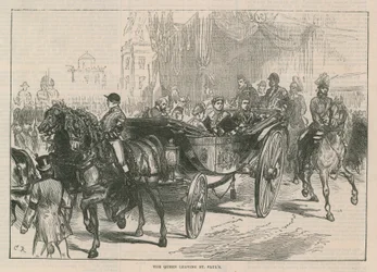 Die Königin verlässt St. Pauls