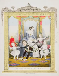 Die Königin und Prinz Albert zu Hause