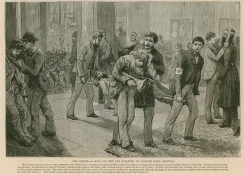 Der Aufruhr am Trafalgar Square: Das Nachspiel - ein arbeitsreicher Tag für die Chirurgen am Charing Cross Hospital