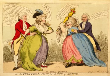 Die rivalisierenden Königinnen oder ein politisches Duell für Rege und Grege, 1789